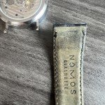 Nomos Glashütte Black Shell Cordovan Strap 18MM