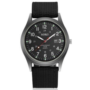 Men's Luminous Military Quartz Wrist Watch