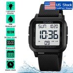 Men's Waterproof Military Sports Digital Watch