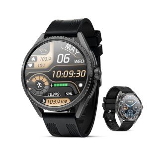 Military Smart Watch for Men with Voice Assistant