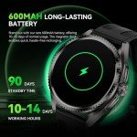 Military Smart Watch for Men with Voice Assistant