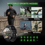 Military Smart Watch for Men with Voice Assistant