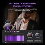 Military Smart Watch for Men with Voice Assistant