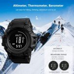 Men's Outdoor Digital Watch with Compass & Altimeter