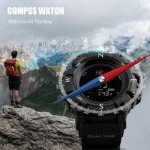 Men's Outdoor Digital Watch with Compass & Altimeter
