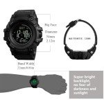 Men's Outdoor Digital Watch with Compass & Altimeter