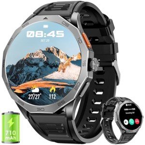 Men's Military Smart Watch with Fitness Tracker