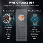 Men's Military Smart Watch with Fitness Tracker