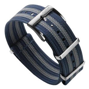 Navy Bond 20mm Ridge Military Nylon Watch Strap