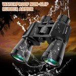 20x50 High Power Waterproof Binoculars for Adults