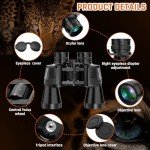 20x50 High Power Waterproof Binoculars for Adults