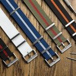 Navy Bond 20mm Ridge Military Nylon Watch Strap