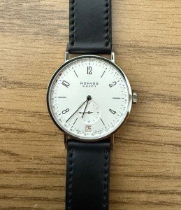 NOMOS Glashütte Tangente 2Date 37.5mm Watch