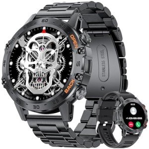 Men's Military Smartwatch with Fitness Tracking