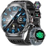 SUNKTA Military Smart Watch for Men - 1.85" HD