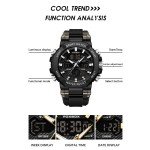 Men's Waterproof Digital Military Sports Watch