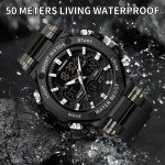 Men's Waterproof Digital Military Sports Watch