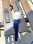 NOMOS Tangente 35mm Manual Wind Blue Strap Watch