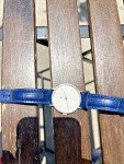 NOMOS Tangente 35mm Manual Wind Blue Strap Watch