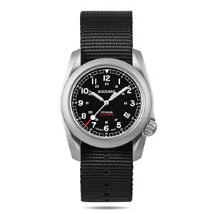 BODERRY Men's Titanium Automatic Military Watch - 40mm
