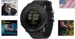 Tough Men's Digital Tactical Watch with Altimeter