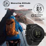 Tough Men's Digital Tactical Watch with Altimeter