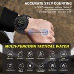 Tough Men's Digital Tactical Watch with Altimeter
