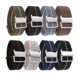 22mm Marine Nationale Paratrooper Elastic Watch Strap