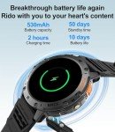 Men's Tactical Smartwatch with Call and Fitness Features