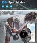 Men's Tactical Smartwatch with Call and Fitness Features