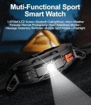 Men's Tactical Smartwatch with Call and Fitness Features