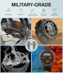 Men's Tactical Smartwatch with Call and Fitness Features