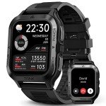 AMAZTIM Rugged Smart Watch with 60-Day Battery