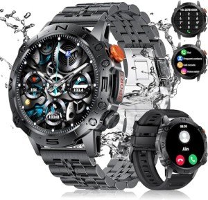 Men’s Military Smart Watch with Fitness Tracker