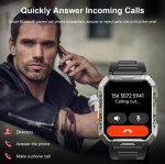 Rugged Military Smart Watch for Men