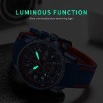 Men's Waterproof Military Sport Chronograph Watch