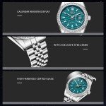 Men's Waterproof Military Automatic Watch with Luminous Dial