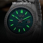 Men's Waterproof Military Automatic Watch with Luminous Dial