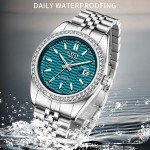 Men's Waterproof Military Automatic Watch with Luminous Dial