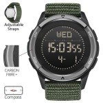 Men's Tactical Waterproof Digital Watch with Compass