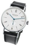 NOMOS Glashutte Tangomat Date Black Leather Watch