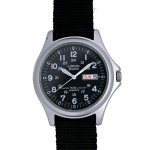 Lorus Black Dial Day-Date Military Watch