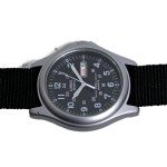 Lorus Black Dial Day-Date Military Watch