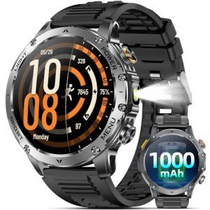 Men's Military Smartwatch with Heart Rate Monitor
