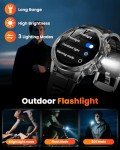 Men's Military Smartwatch with Heart Rate Monitor