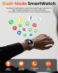 Men's Military Smartwatch with Heart Rate Monitor