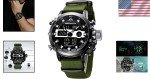 Waterproof Military Tactical Digital LED Watch