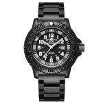 ADDIESDIVE Men's All-Black Military Quartz Watch