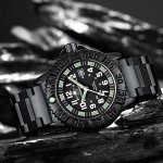 ADDIESDIVE Men's All-Black Military Quartz Watch