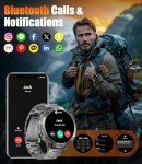 LIGE Men's Smart Watch with AMOLED Display and Bluetooth